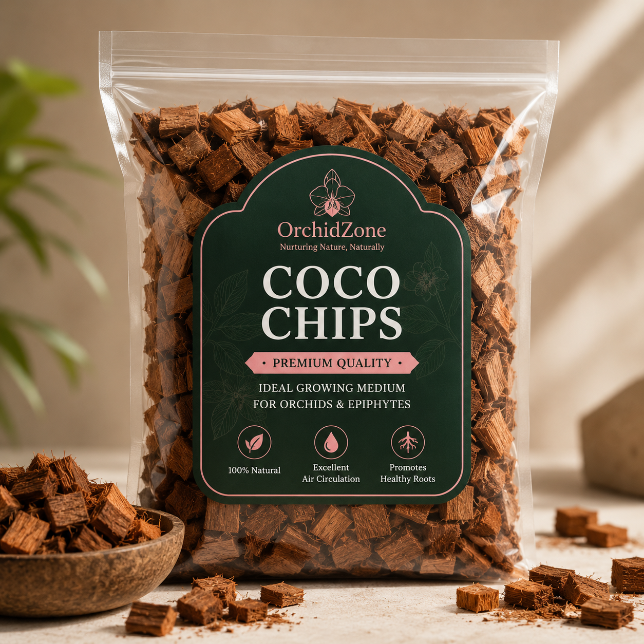 Coco Chips – Premium Potting Media for Orchids &amp; Indoor Plants