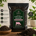 OrchidZone Premium Black Cow Dung Manure | 100% Organic Plant Fertilizer