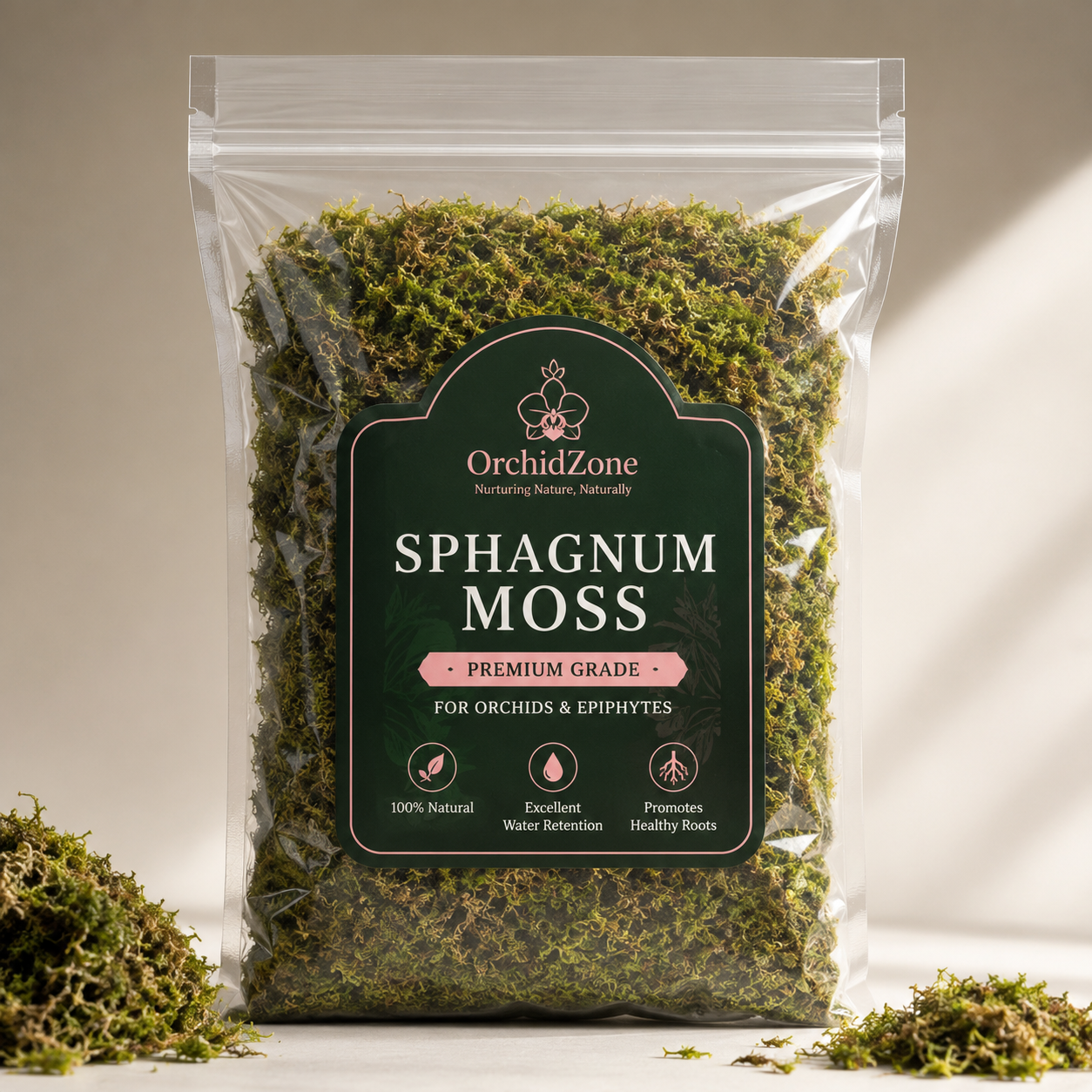 Premium Sphagnum Moss for Orchids &amp; Indoor Plants