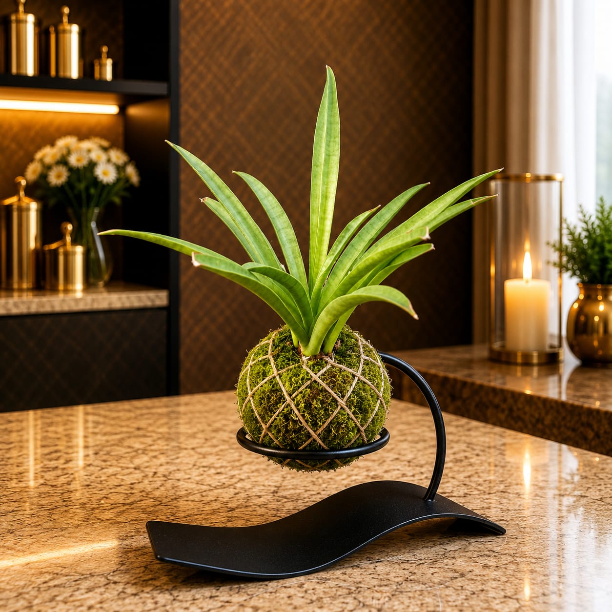 Kokedama Sansevieria Lilliput Plant