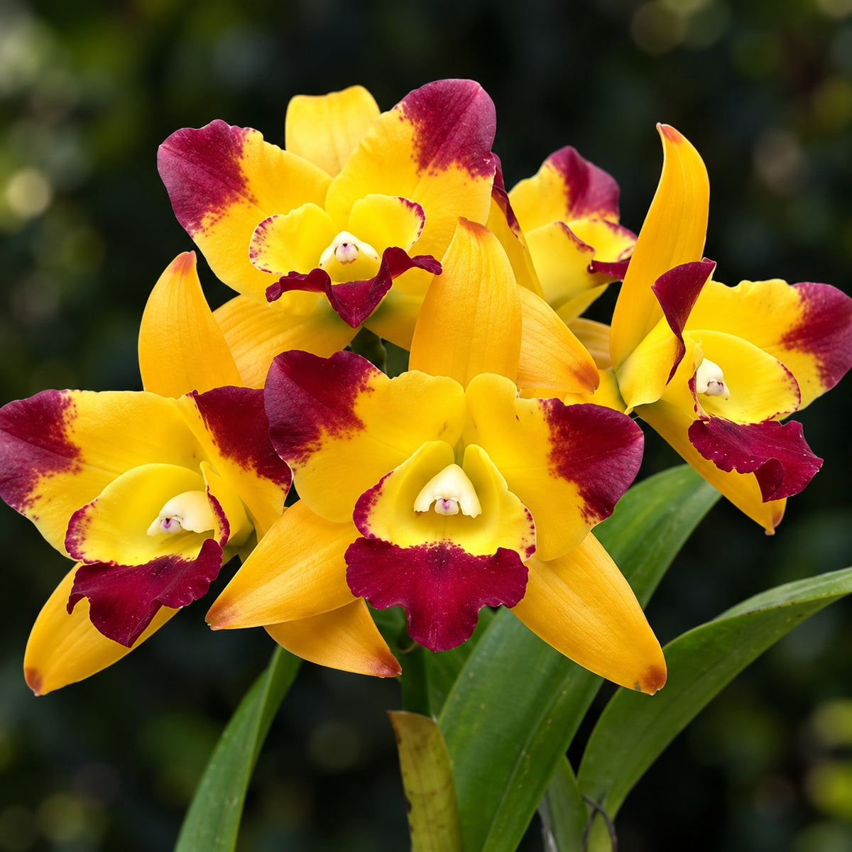 Cattleya Ploenpit Crown Orchid Plant – Mature Plant with Terracotta Pot