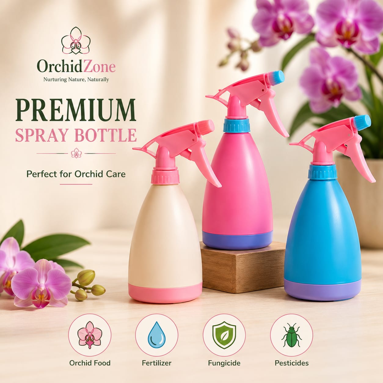 Premium Spray Bottle Perfect for Orchid Care