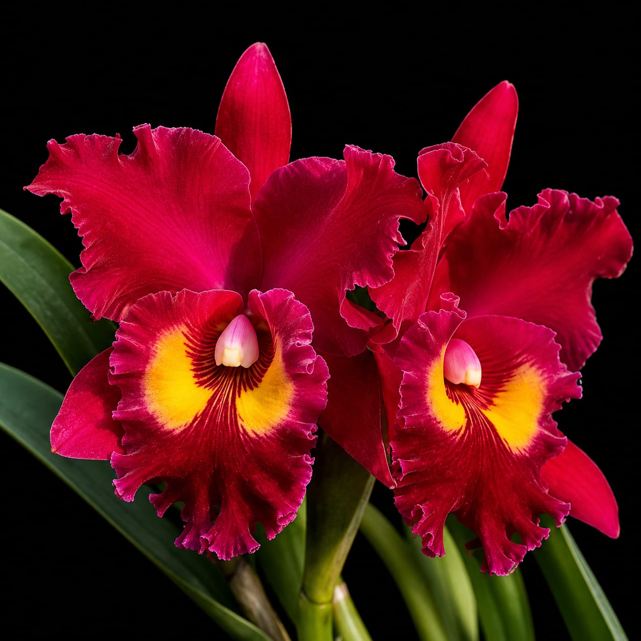 Catteliya Nadia Song x Petch Korat Medium Size Orchid Plant With Terracota Pot