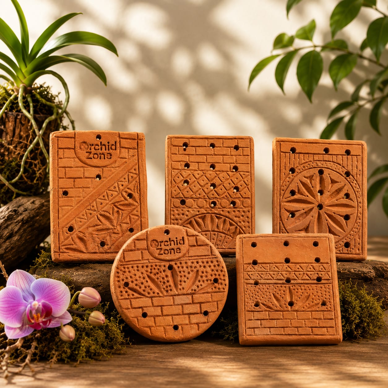 OrchidZone Terracotta Plate