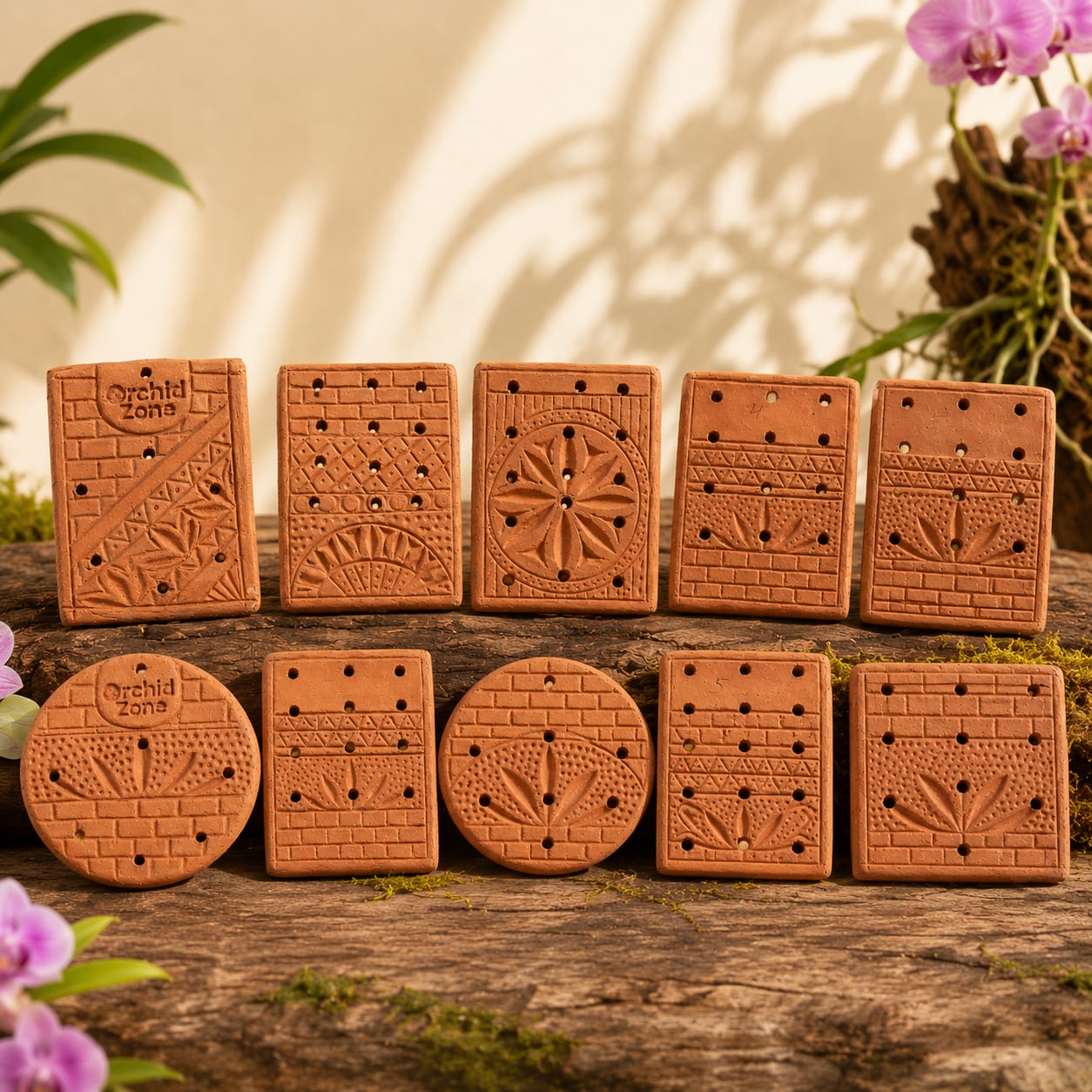 OrchidZone Terracotta Plate