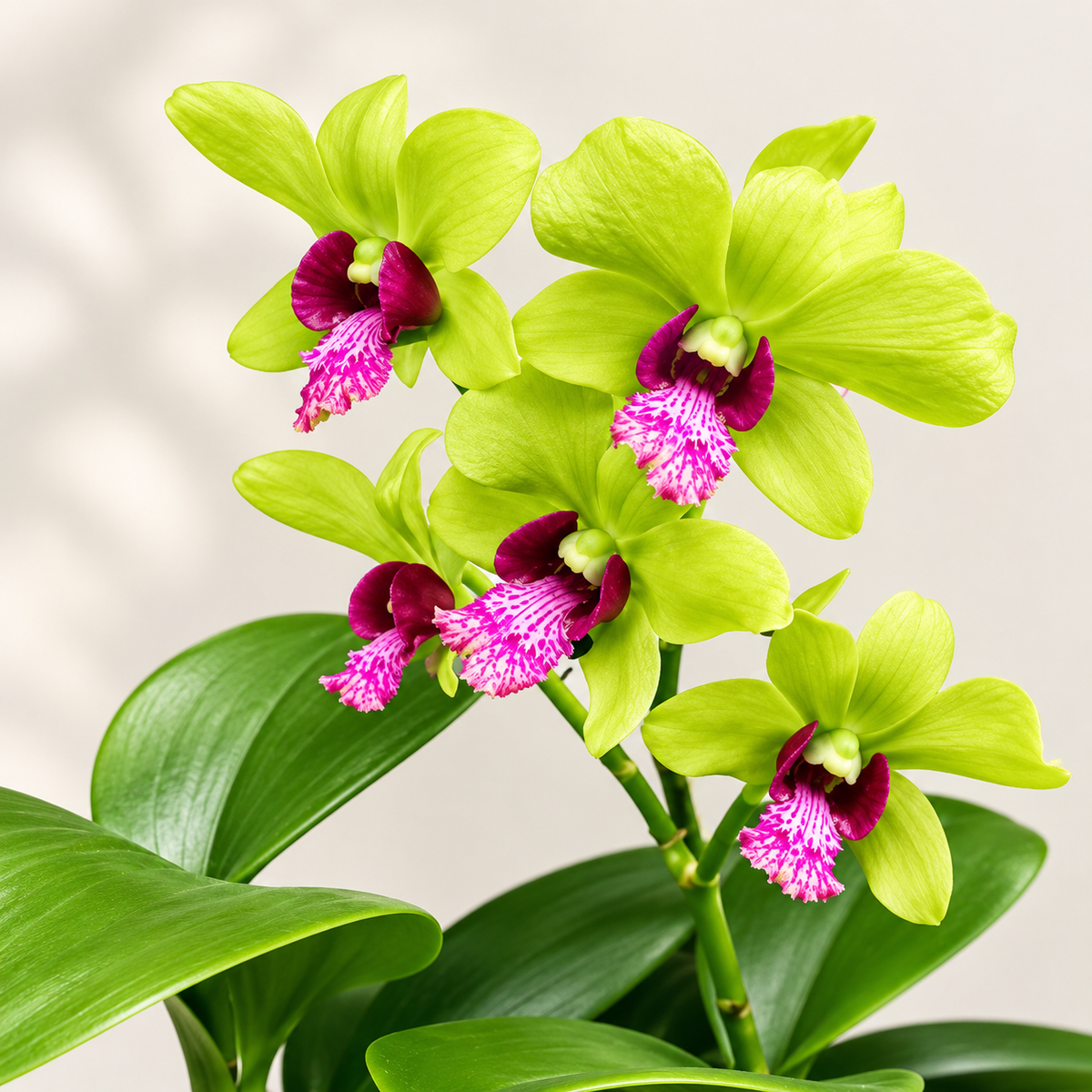Dendrobium Burana Jade- With Terracotta Pot