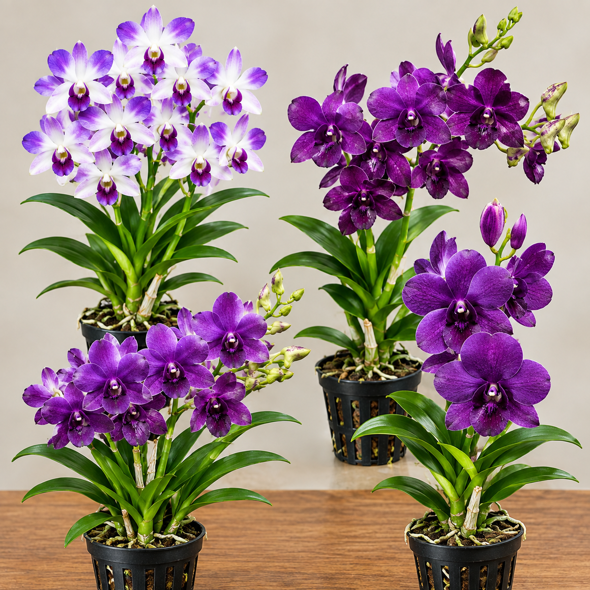 Dendrobium Hybrid Orchid 4Combo