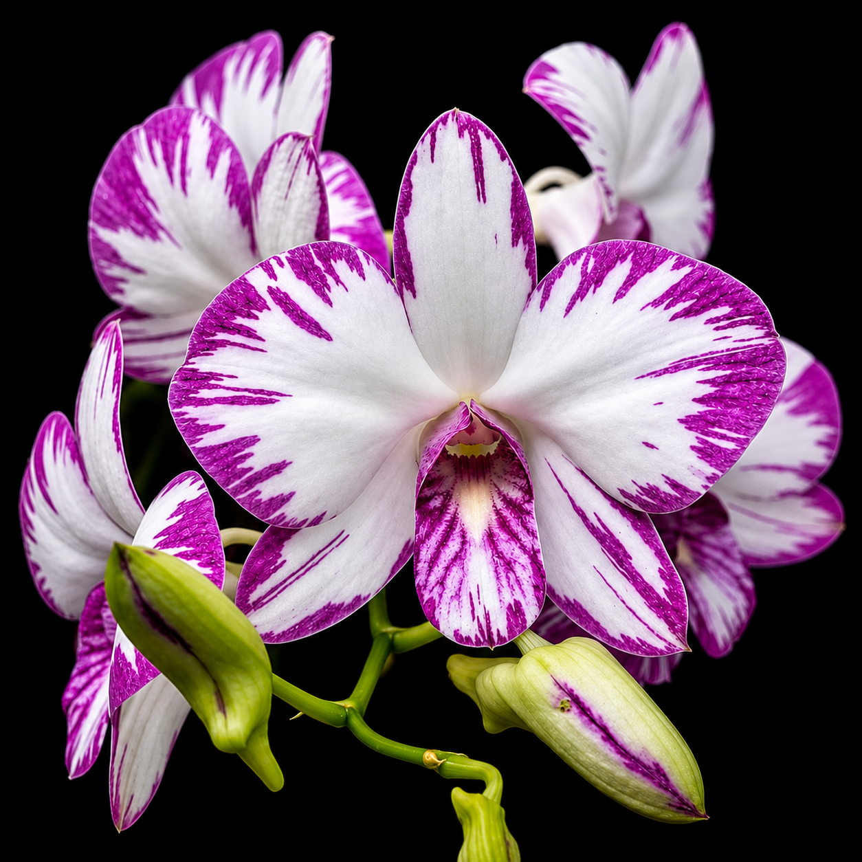 Dendrobiom Enobi Splash Hybrid Orchid Plant