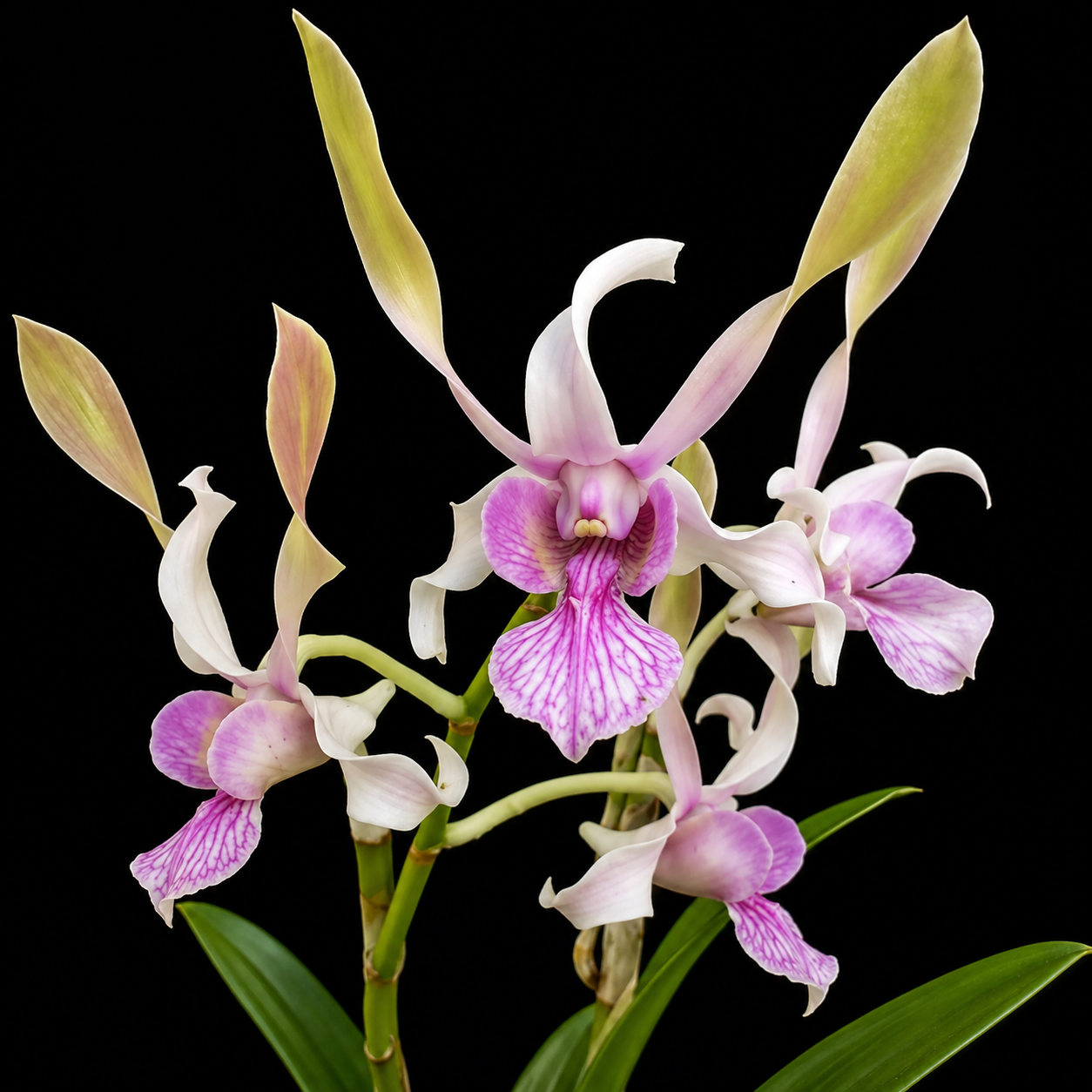 Dendrobiom Rabbit Hybrid Orchid Plant