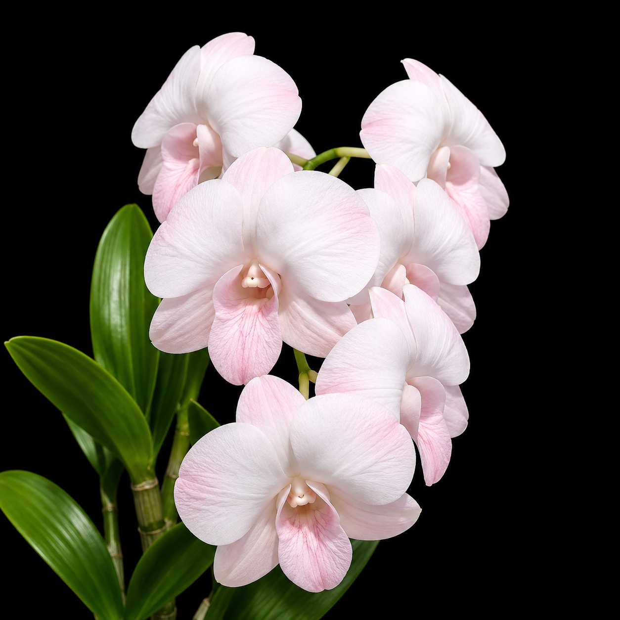 Dendorobium Visa Peach  Hybrid Orchid Plant