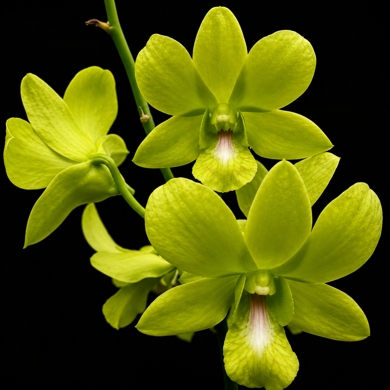 Dendrobiom Areedang Green Hybrid Orchid Plant