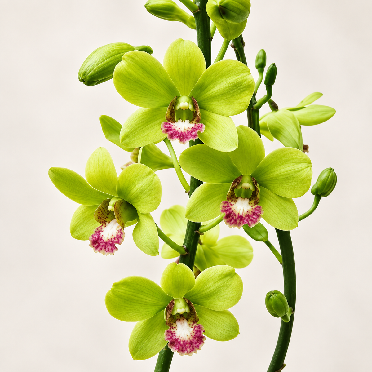 Dendrobium Burana Jade- With Terracotta Pot