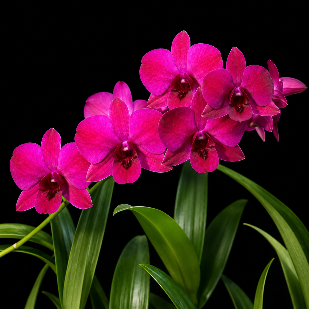 Dendrobiom Juree Red Hybrid Orchid  Plant
